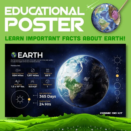 Cosmic Dig Kit Earth-Space-Tools 4 Teaching-Classroom Decor and More