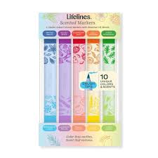 Lifelines Scented Markers 10 Colors-Craft Activity-Tools 4 Teaching-Classroom Decor and More