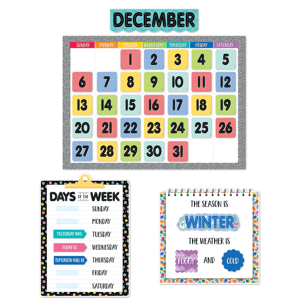 Core Decor Pattern Play Calendar Set - Tools 4 Teaching