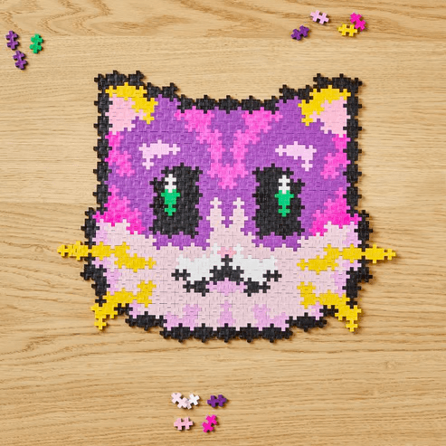 PLUS - PLUS® Puzzle by Number® - 500 pc Kitten - Tools 4 Teaching