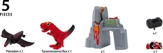 BRIO Dinosaur Erupting Volcano-Vehicles & Construction-Tools 4 Teaching-Classroom Decor and More