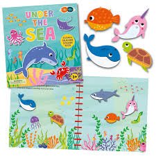 Silicone Sticker Book - Under the Sea-Subjects - Books - Activity Books-Tools 4 Teaching-Classroom Decor and More