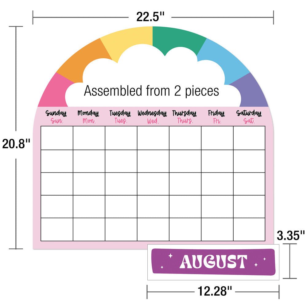 Retro Remix Decor Calendar-Calendars-Tools 4 Teaching-Classroom Decor and More