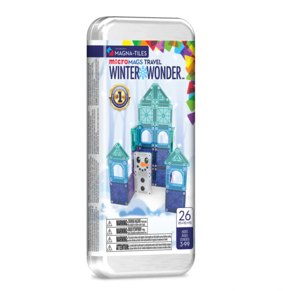 Magna-Tiles: MicroMAGS Winter Wonder Travel