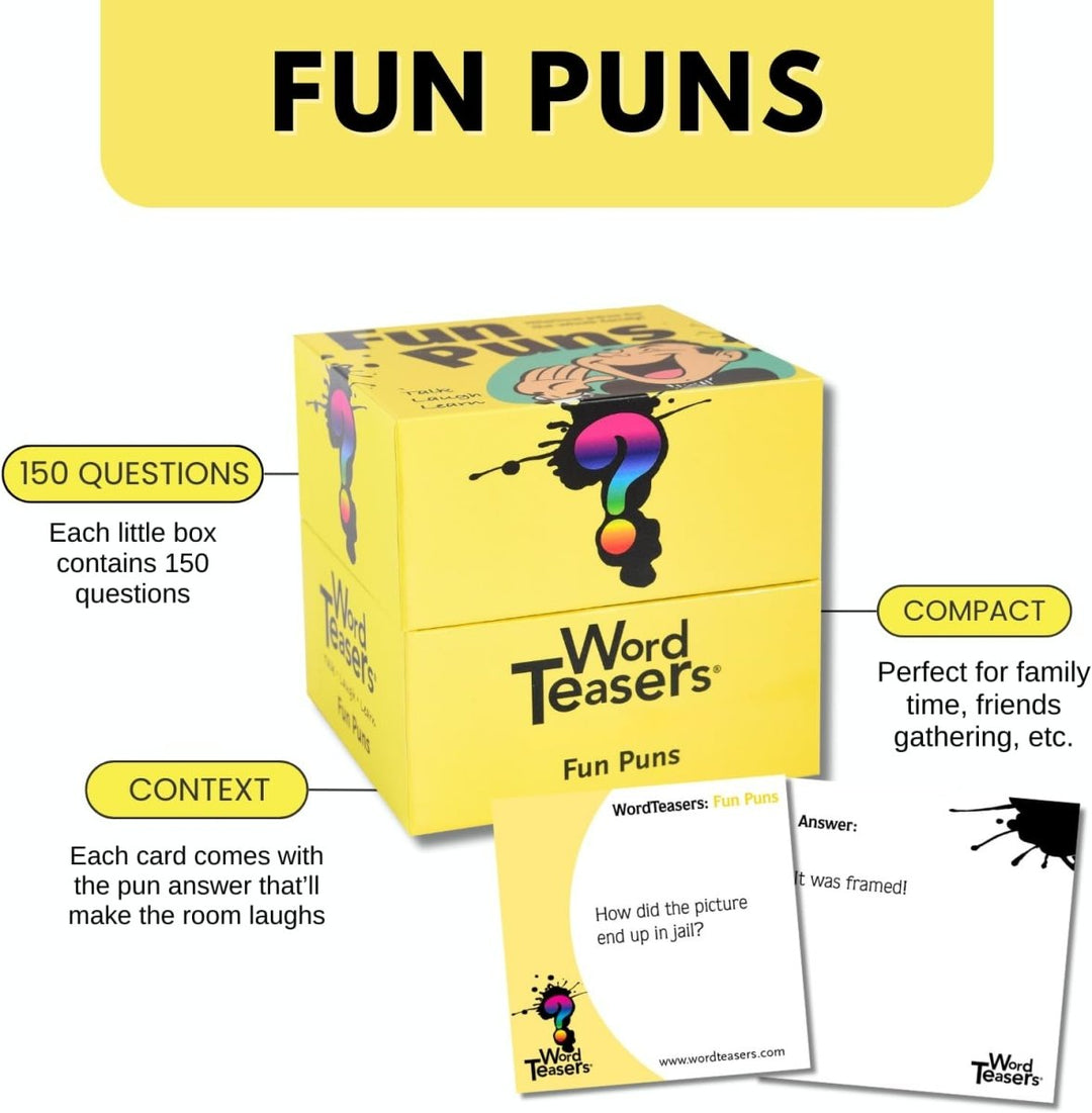 WordTeasers®: Fun Puns-Games-Tools 4 Teaching-Classroom Decor and More