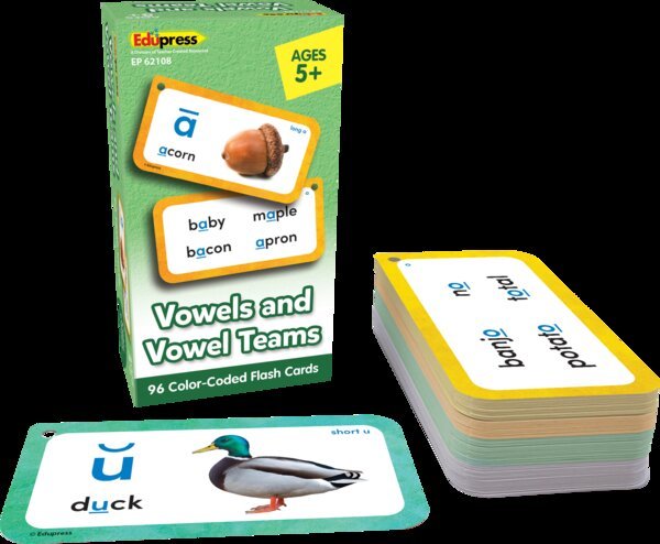 Vowels and Vowel Teams Flash Cards Deluxe Set-Flashcards-Tools 4 Teaching-Classroom Decor and More