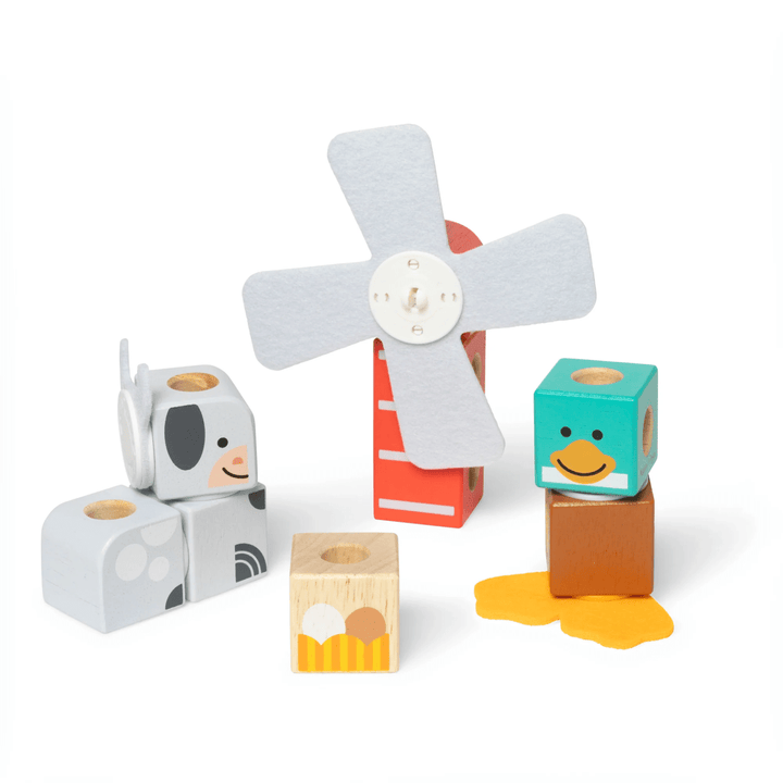 Blockables™ Farm Friends Play Set-Building-Tools 4 Teaching-Classroom Decor and More