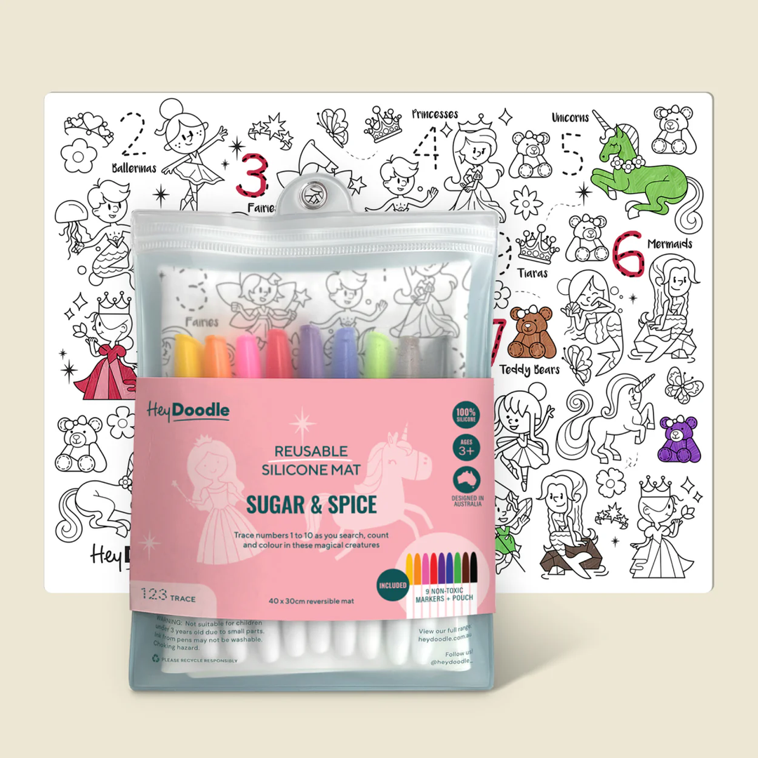 Sugar &amp; Spice Classic Coloring &amp; Doodle Mat