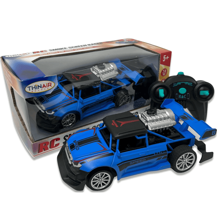 RC Smoke Screen Racer Blue-Vehicles & Construction-Tools 4 Teaching-Classroom Decor and More