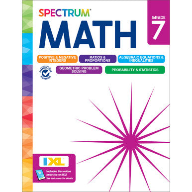 Spectrum Math Workbook: Grade 7