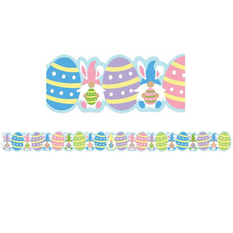 Easter Gnomes Deco Trim Extra Wide-Borders-Tools 4 Teaching-Classroom Decor and More