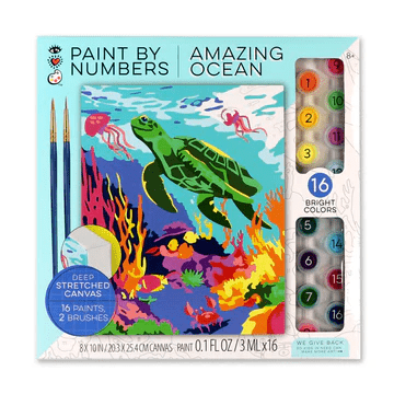 Paint By Numbers Amazing Ocean-Craft Activity-Tools 4 Teaching-Classroom Decor and More