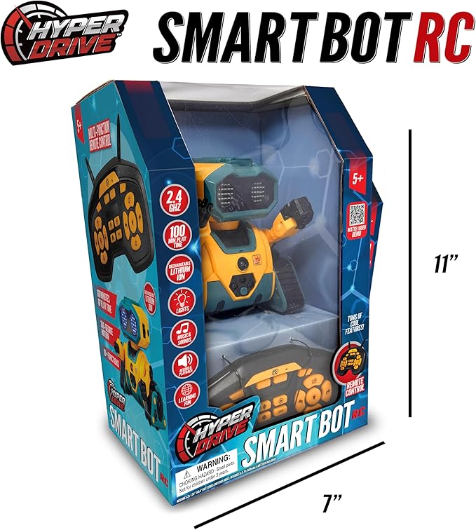 Hyper Drive Smart Bot RC-Vehicles & Construction-Tools 4 Teaching-Classroom Decor and More
