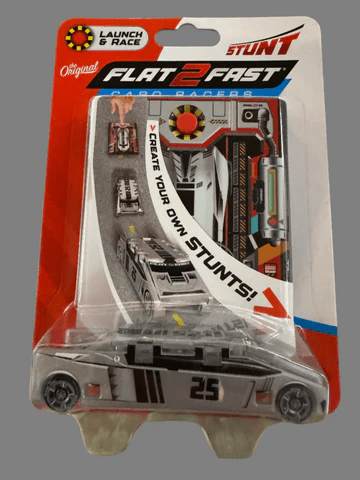 Flat 2 Fast Card Racers White-Vehicles & Construction-Tools 4 Teaching-Classroom Decor and More