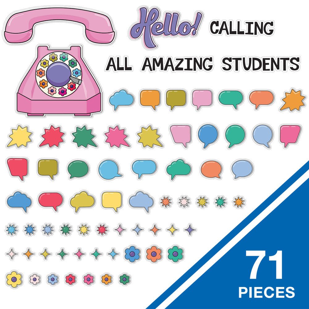 Retro Remix Decor Collection. Calling All Amazing Students-Bulletin Board Sets-Tools 4 Teaching-Classroom Decor and More