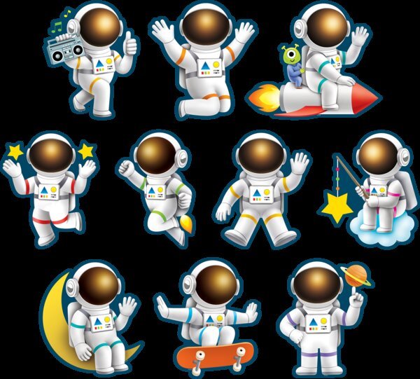 Outer Space Crew Astronauts Accents-Accents-Tools 4 Teaching-Classroom Decor and More