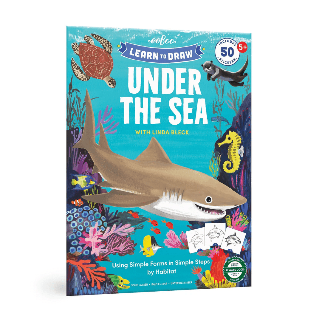 Learn To Draw- Under The Sea-Activity Pads-Tools 4 Teaching-Classroom Decor and More