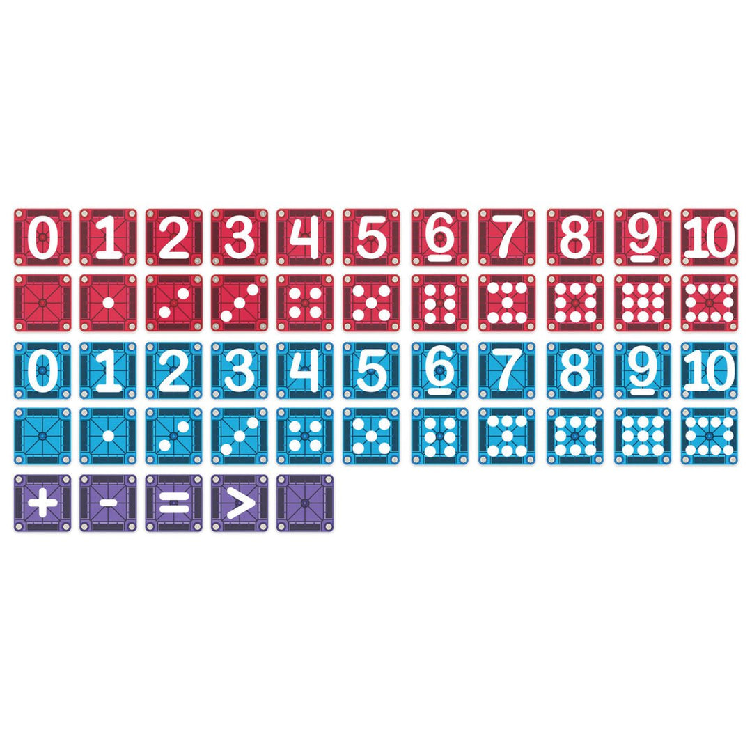 MAGNA-TILES® LEARN Numbers™ 56 Piece Set - Tools 4 Teaching
