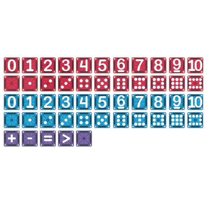 MAGNA-TILES® LEARN Numbers™ 56 Piece Set - Tools 4 Teaching