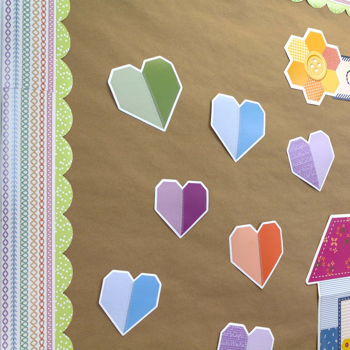 Crafty and Cool Light Green with Dots Border-Borders-Tools 4 Teaching-Classroom Decor and More