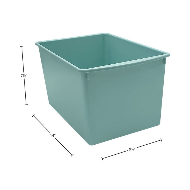 Plastic Multi - Purpose Bin - Calming Blue - Tools 4 Teaching