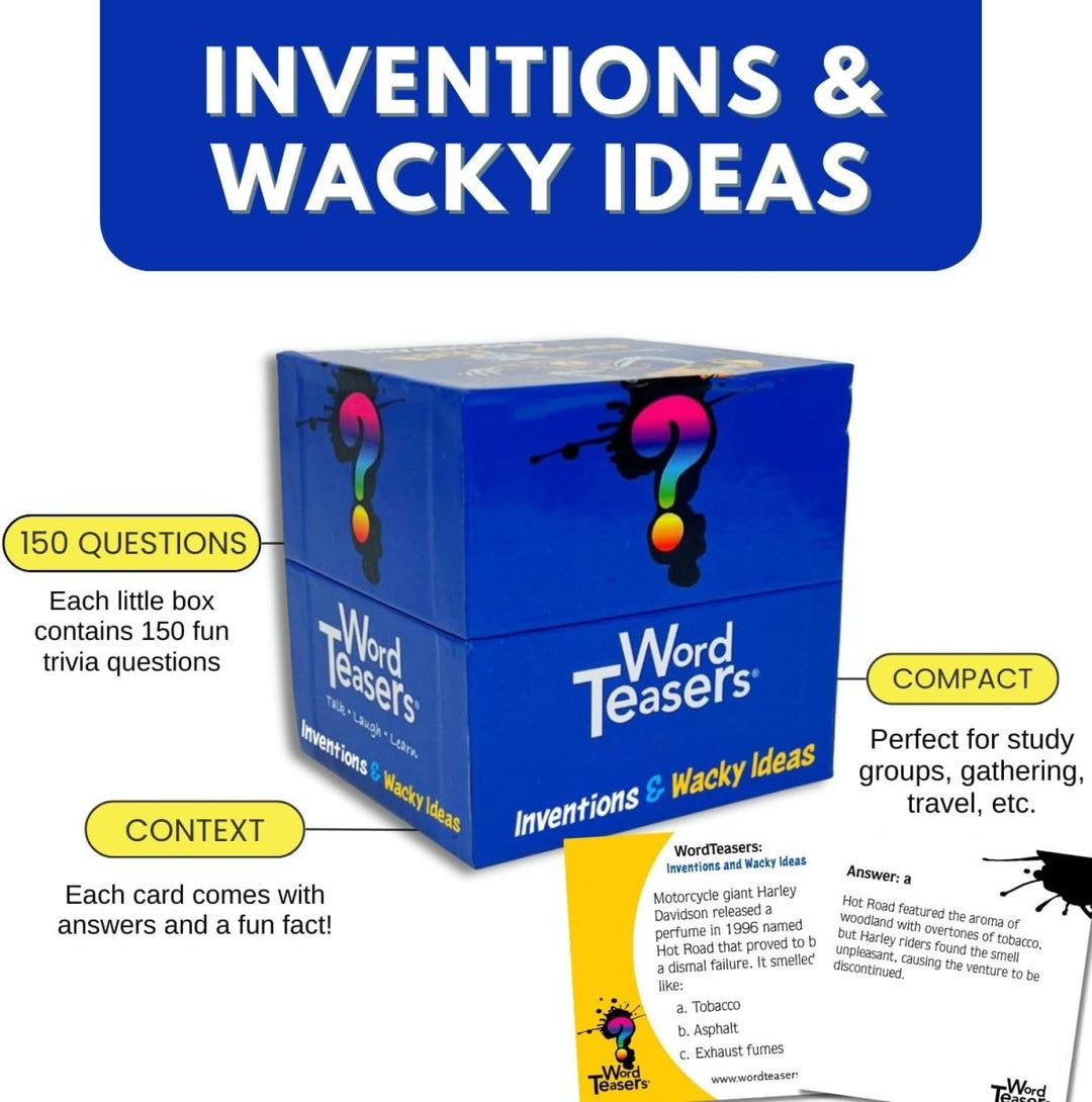 Word Teasers- Inventions and Wacky Ideas-Games-Tools 4 Teaching-Classroom Decor and More