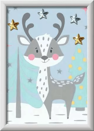 CreArt: Cute Deer 5x7-Seasonal-Tools 4 Teaching-Classroom Decor and More