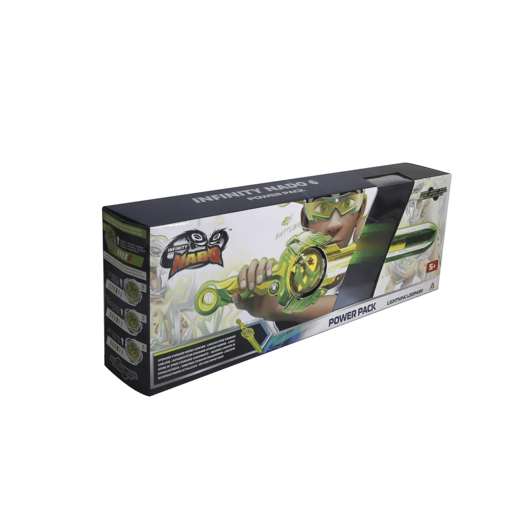 Infinity Nado Power Pack - Lightning Leopard Sword &amp; Nado - Tools 4 Teaching