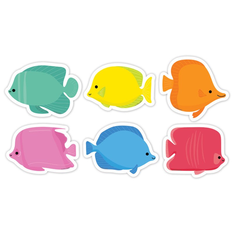 Sea Friends School of Fish 3" Designer Cut Outs-Accents-Tools 4 Teaching-Classroom Decor and More