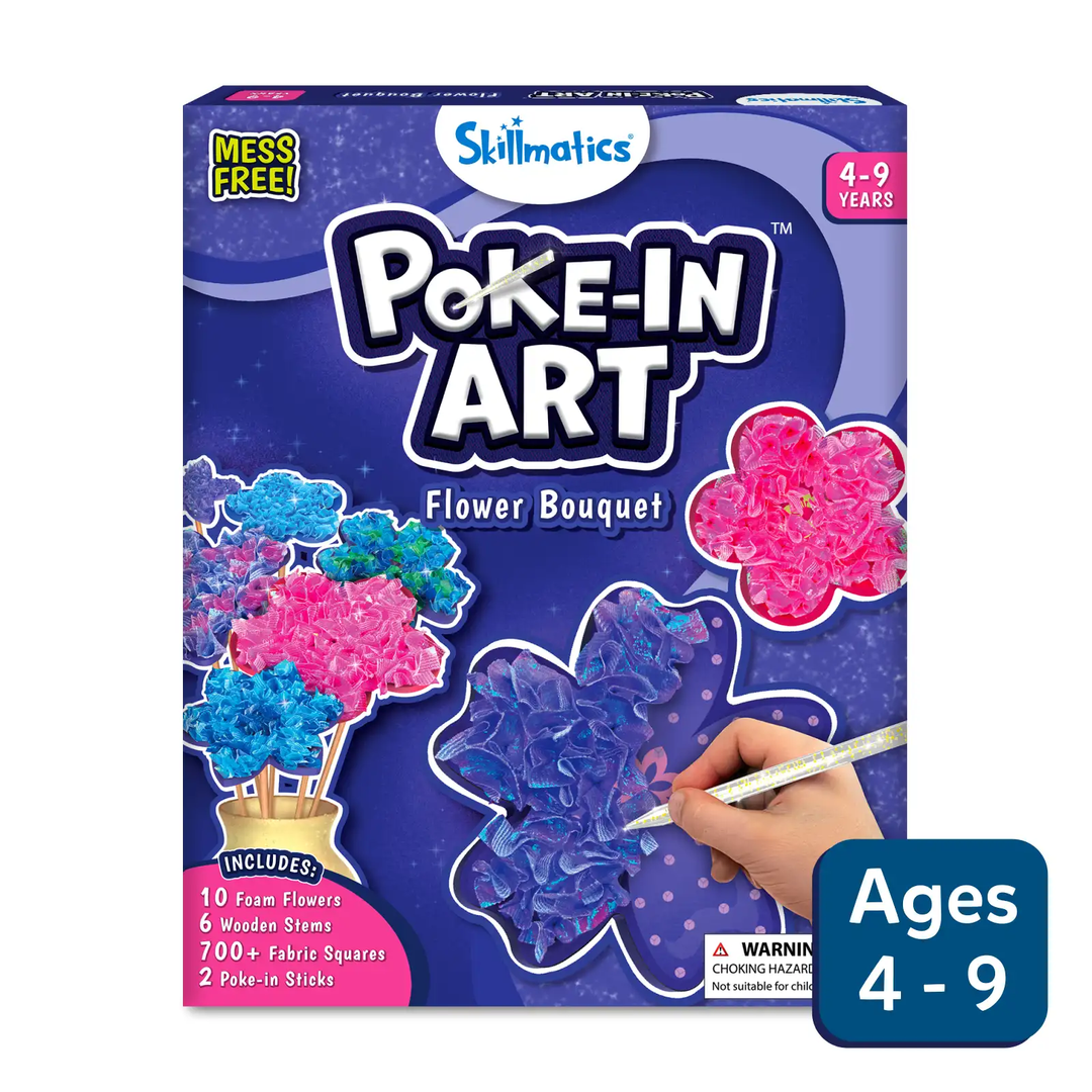 Poke in Art: Flower Bouquet