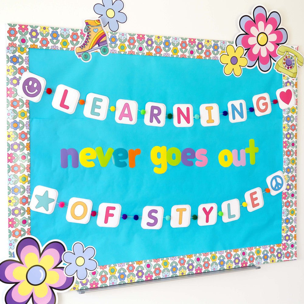 Retro Remix Jumbo Cut Outs-Accents-Tools 4 Teaching-Classroom Decor and More