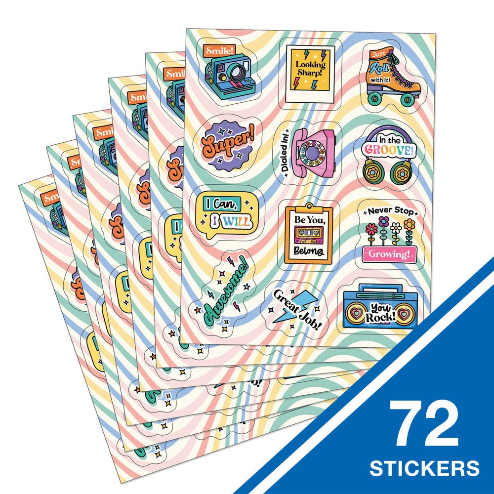 Retro Remix Stickers-Stickers-Tools 4 Teaching-Classroom Decor and More