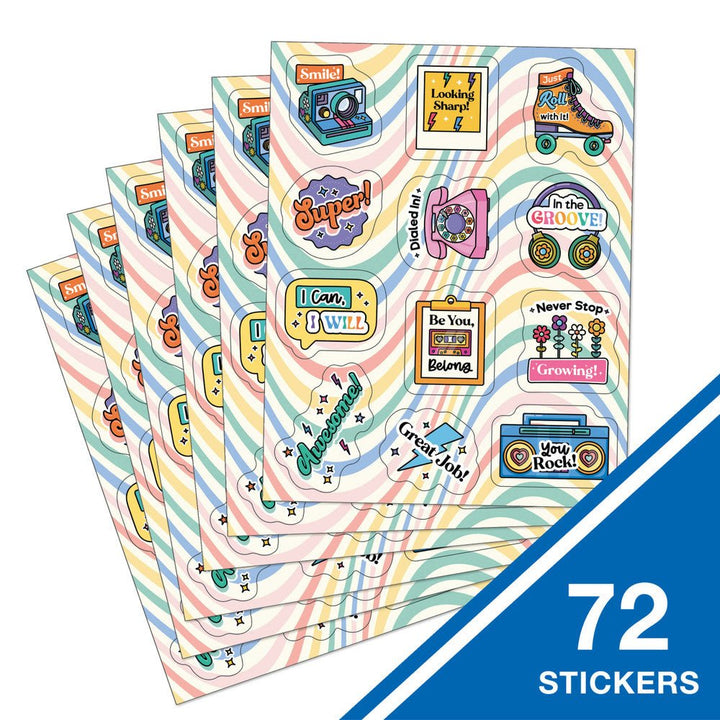 Retro Remix Stickers-Stickers-Tools 4 Teaching-Classroom Decor and More