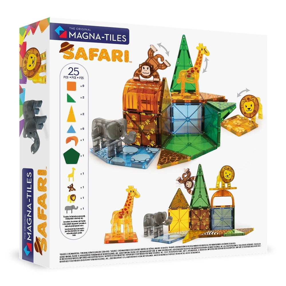 MAGNA-TILES® Safari™ 25 Piece Set - Tools 4 Teaching