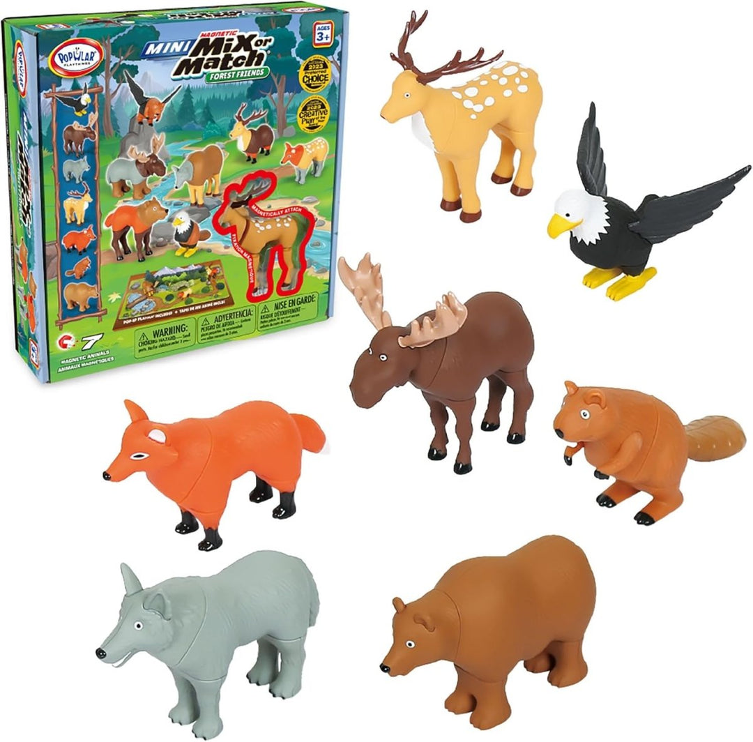 Mini Magnetic Mix or Match Animals Forest Friends-Vehicles & Construction-Tools 4 Teaching-Classroom Decor and More