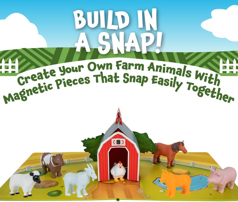 Mini Magnetic Mix or Match Animals Farm Deluxe-Toys-Tools 4 Teaching-Classroom Decor and More