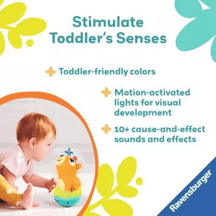 Push and Listen Roly Poly: Capybara-Baby & Toddler-Tools 4 Teaching-Classroom Decor and More