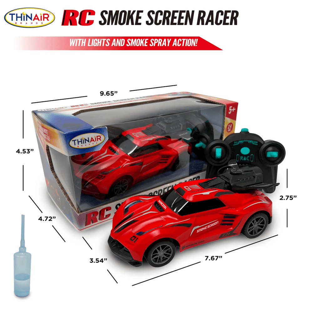 RC Smoke Screen Racer Red-Vehicles & Construction-Tools 4 Teaching-Classroom Decor and More