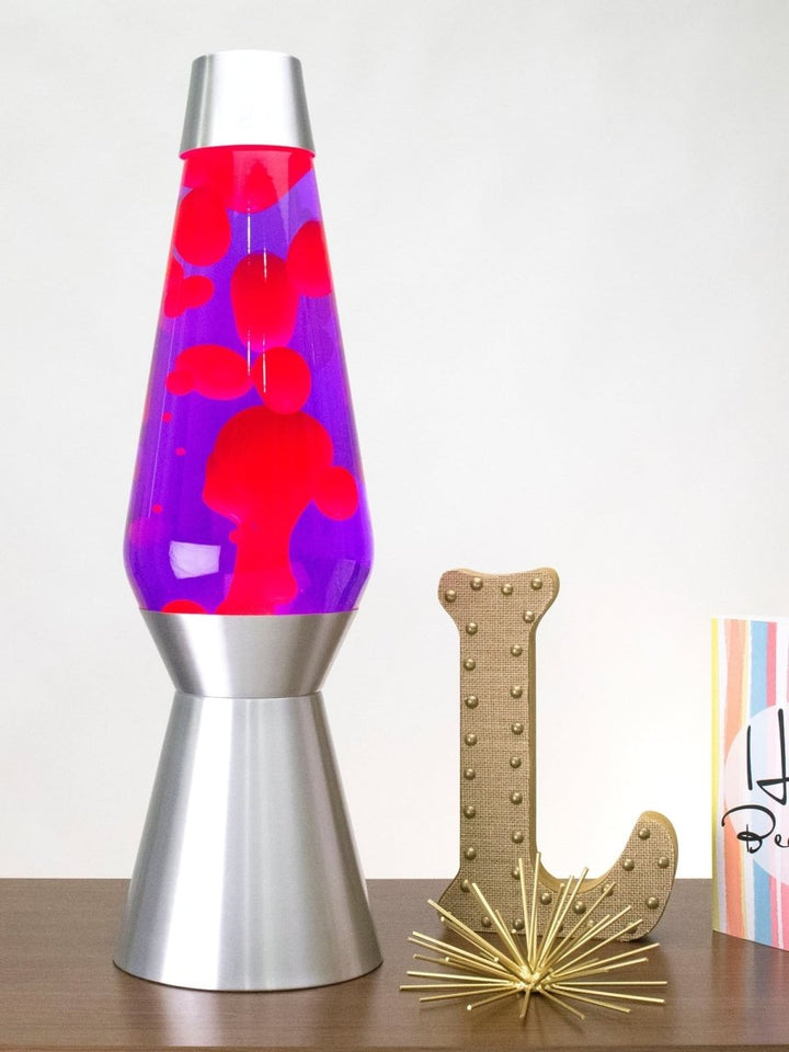 27" LAVA® Grande Lamp - Pink/Purple/Silver-Lava-Tools 4 Teaching-Classroom Decor and More