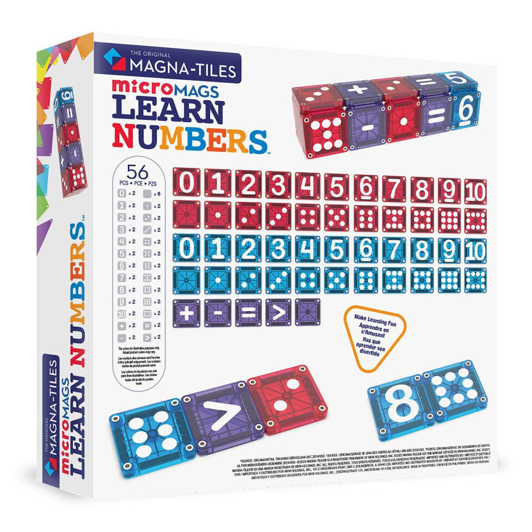 MAGNA-TILES® LEARN Numbers™ 56 Piece Set - Tools 4 Teaching