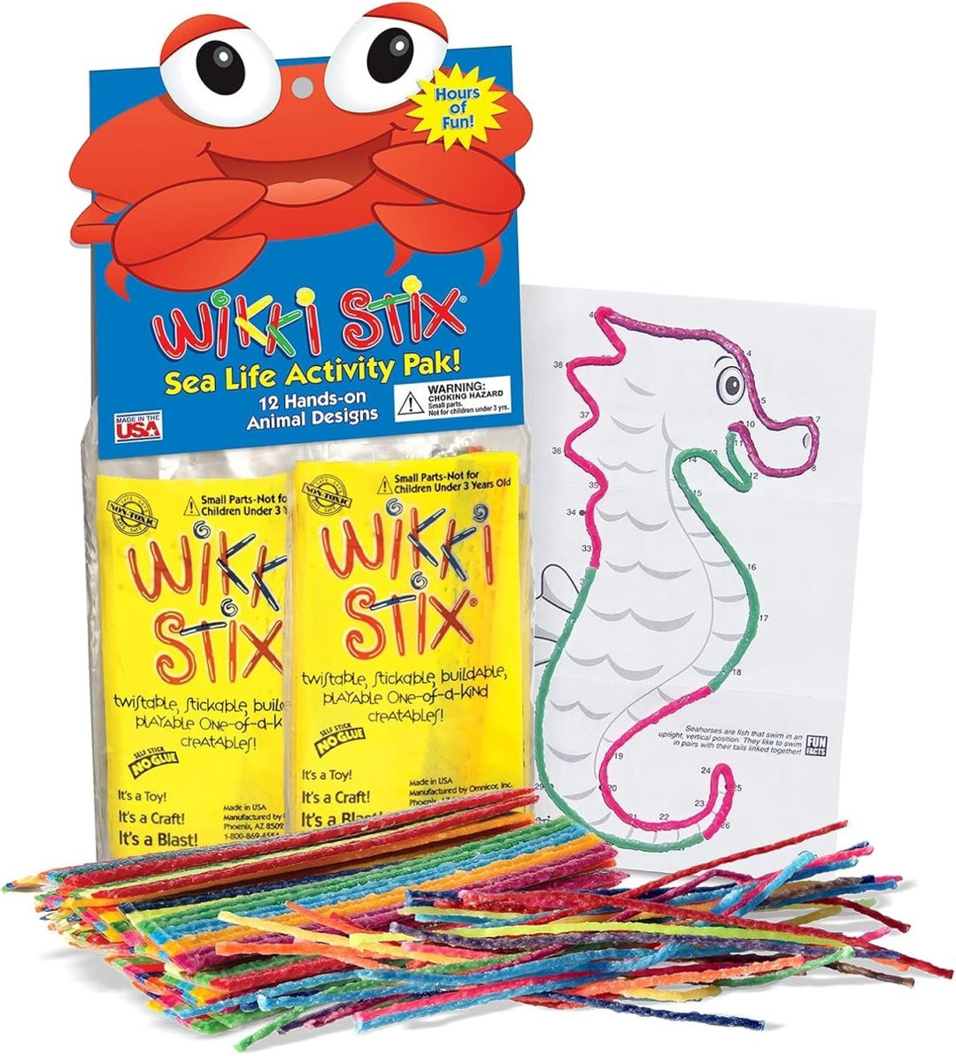 Wikki Stix Sea Life Activity Pak-Craft Activity-Tools 4 Teaching-Classroom Decor and More