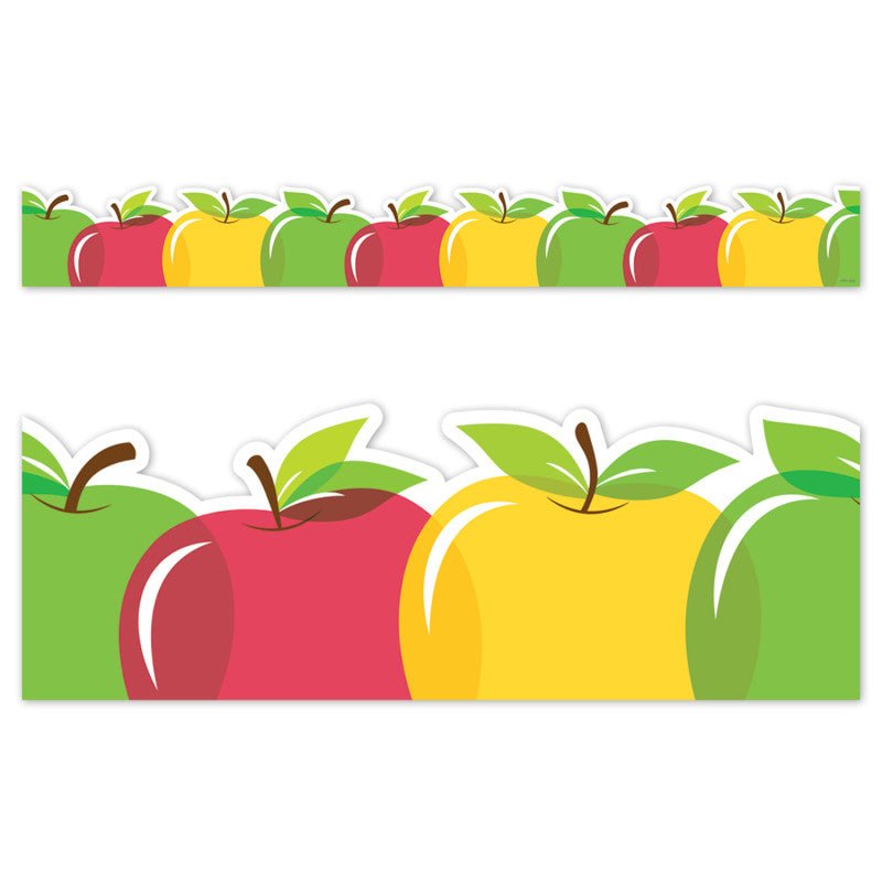 Apple Time Apples EZ Border-Borders-Tools 4 Teaching-Classroom Decor and More