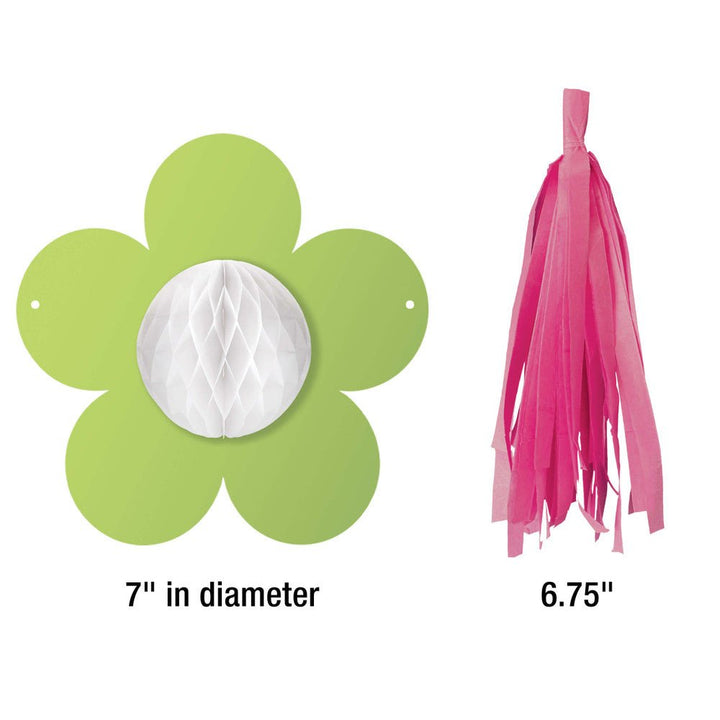 Retro Remix Flowers and Tassels-Garland-Tools 4 Teaching-Classroom Decor and More