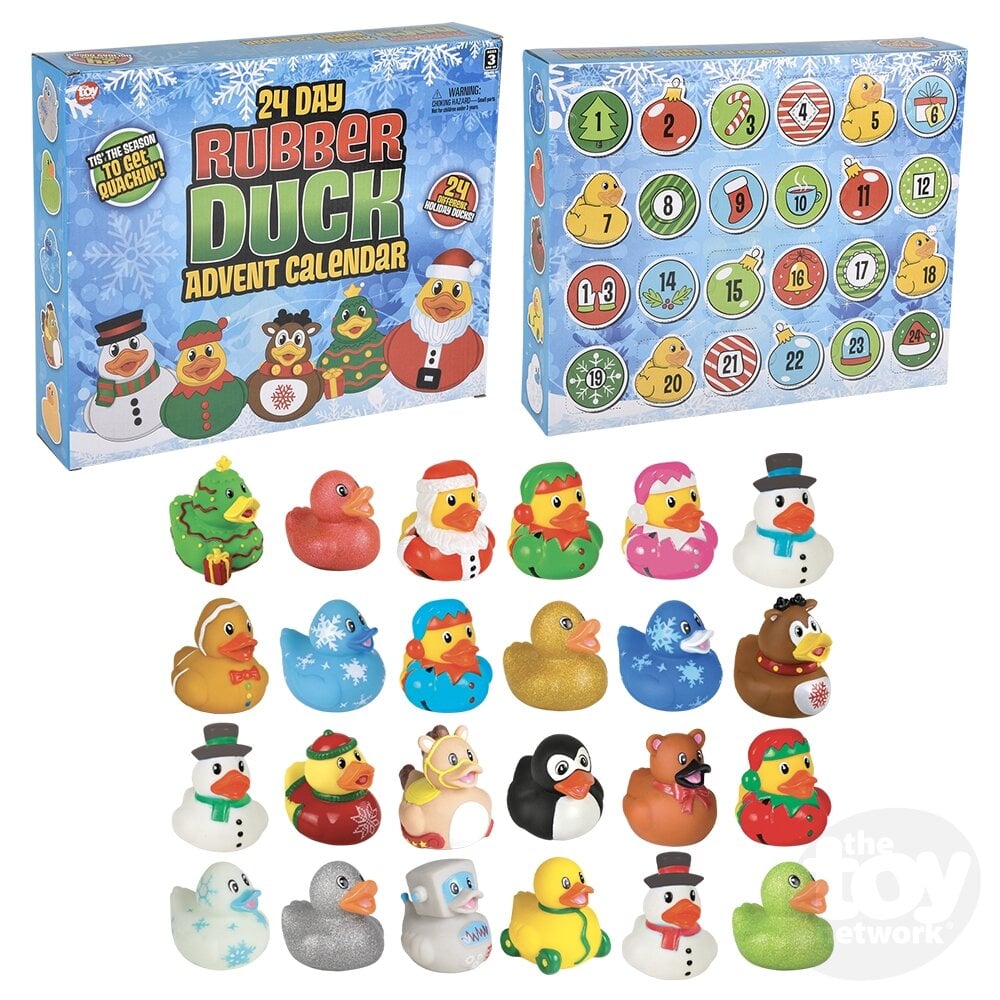 24 Day Rubber Ducky Christmas Advent Calendar-Fidgets-Tools 4 Teaching-Classroom Decor and More