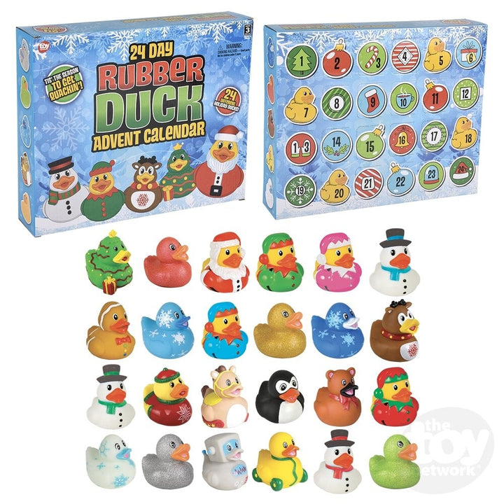 24 Day Rubber Ducky Christmas Advent Calendar-Fidgets-Tools 4 Teaching-Classroom Decor and More