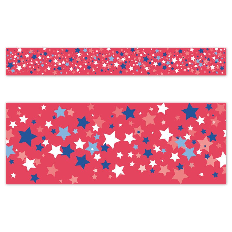 Core Decor Patriotic Stars EZ Border-Borders-Tools 4 Teaching-Classroom Decor and More
