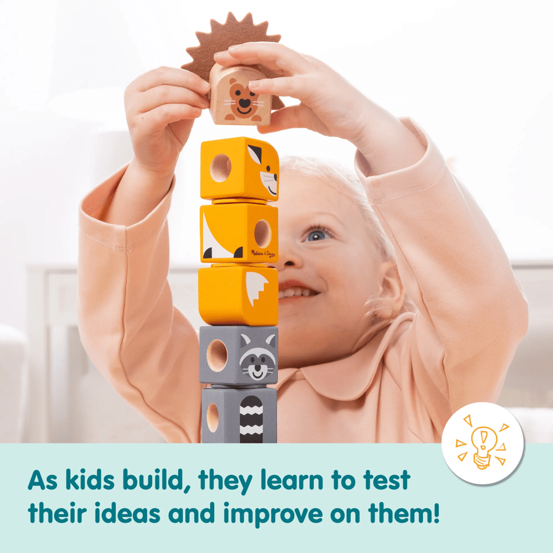 Blockables™ Woodland Friends Play Set-Building-Tools 4 Teaching-Classroom Decor and More