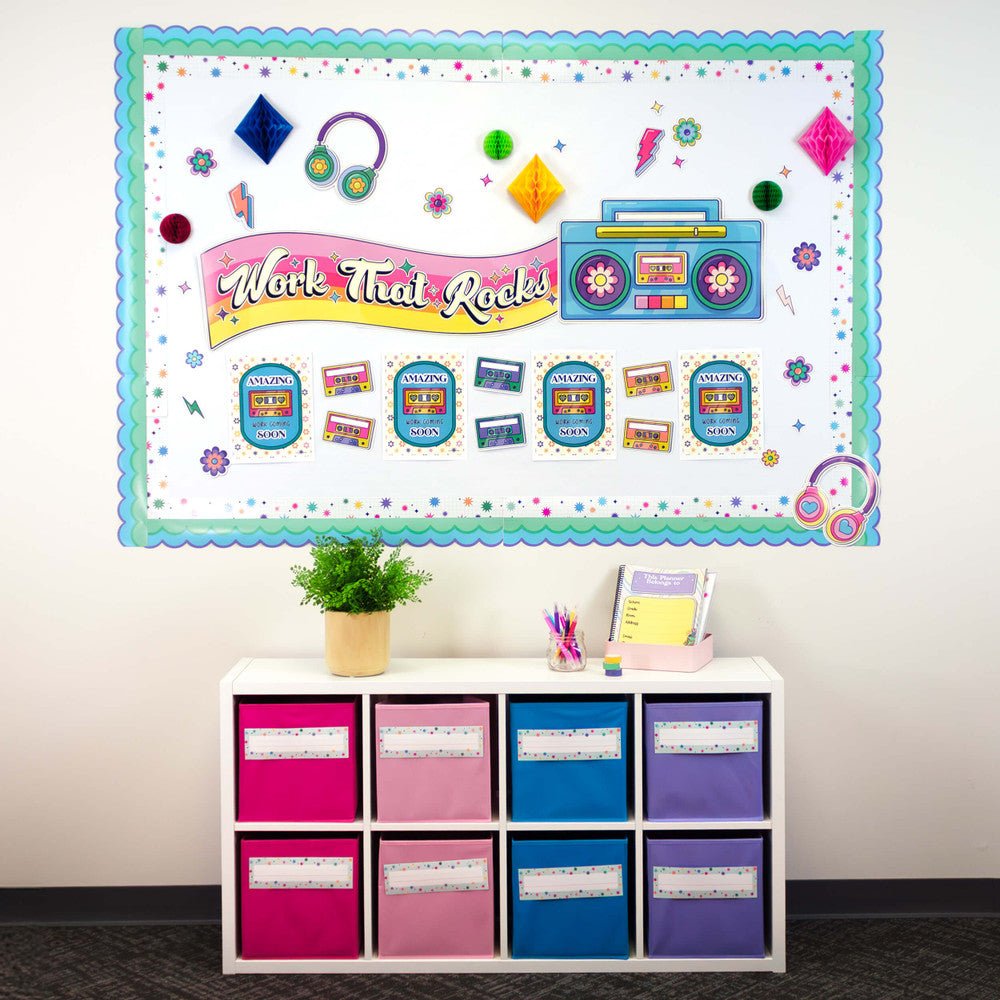 Retro Remix Nameplate-Nameplates & Name Tags-Tools 4 Teaching-Classroom Decor and More