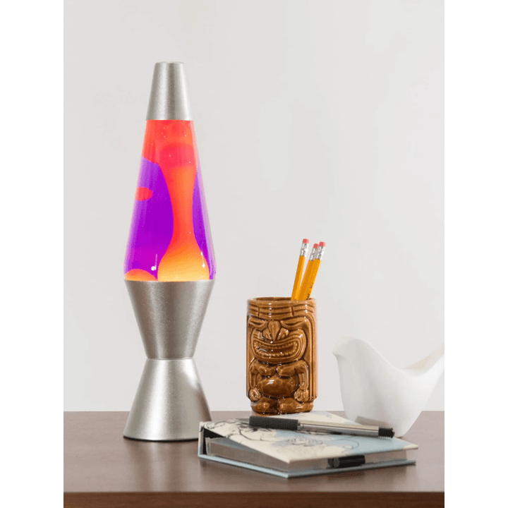 14.5'' LAVA® Lamp - Yellow/Purple/Silver-Lava-Tools 4 Teaching-Classroom Decor and More