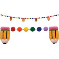 Colorful Pencils Garland-Garland-Tools 4 Teaching-Classroom Decor and More